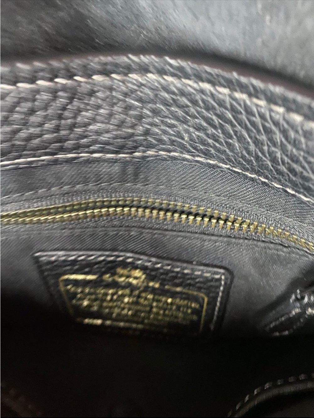 Coach Shadow Crossbody Bag in Black Pebbled Leather – Style F37000 - Picture 5 of 5